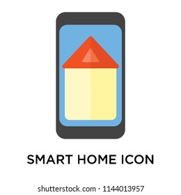 Smart home icon vector isolated on white background for your web and mobile app design, Smart home logo concept