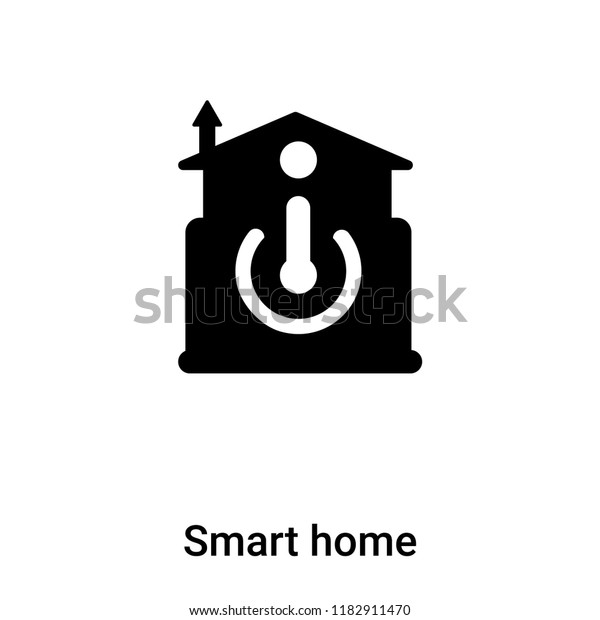 Smart Home Icon Vector Isolated On Stock Vector Royalty Free