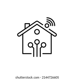 Icono Smart Home en vector. logotipo
