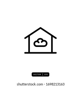 Vektorillustration des Smart Home-Symbols - Zeichen oder Symbol