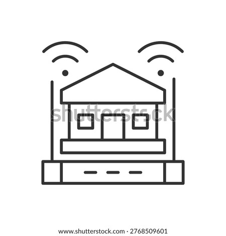 Smart Home Icon - Wifi Router Icon