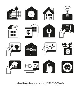 smart home icons set