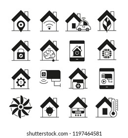 smart home icons set