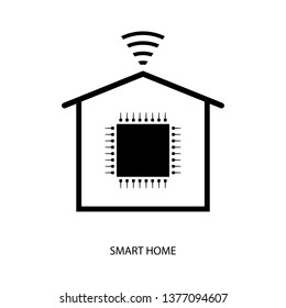 smart home icon,symbol and vector,Can be used for web, print and mobile