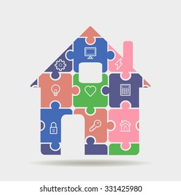 Smart Home - infographics and icon set