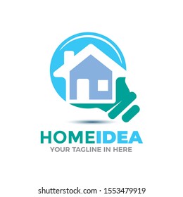 smart home investment logo design inspiration