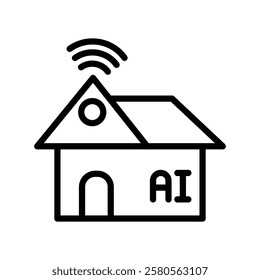 Smart Home line icon, editable vector icon, pixel perfect, illustrator ai file