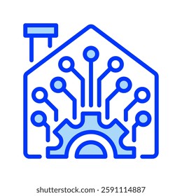 Smart Home line icon. Universal creative premium symbol. Vector sign icon logo template. Vector illustration