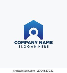 Plantilla de diseño de logotipo de hogar inteligente, Vector de concepto de diseño de icono digital