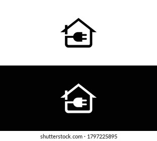 Smart  home logo design vector format