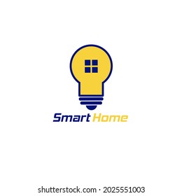 smart home logo in modern style