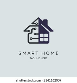 Design des Smart-Home-Logos für Marken oder Unternehmen und andere