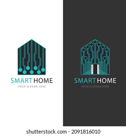 smart home logo vector design template. EPS 10
