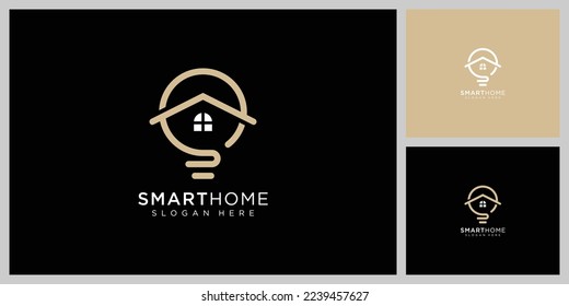 plantilla de diseño de vector de logotipo de inicio inteligente