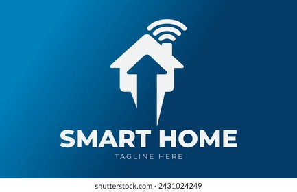 Smart Home logo vector icon
