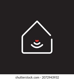 Smart home logo vector illustration