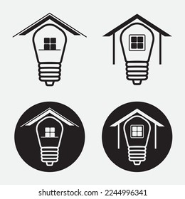plantilla de icono de diseño de ilustraciones vectoriales del logotipo de inicio inteligente

