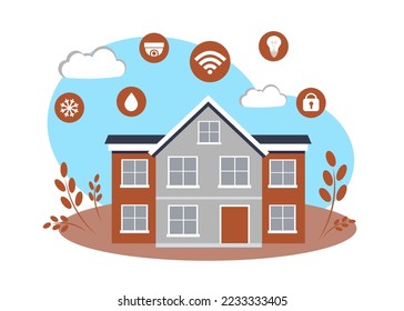 
Kluges Zuhause. Verwalten Sie Ihr Haus mit Ihrem Telefon. Wi-Fi, Temperatur, Beleuchtung, Überwachungskamera, Luftfeuchtigkeit, Klimakontrolle, Schloss.