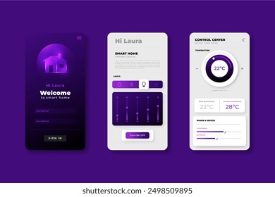 Smart Home Management, Vektordesign in Folge 10