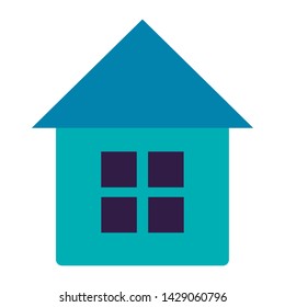 smart home on white background vector illustration
