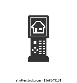 Smart home, panel vector icon. Security vector icon