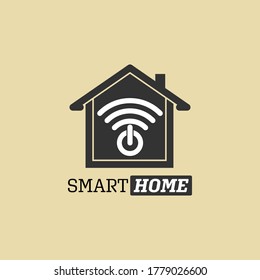 CASA INTELIGENTE. Icono vector simple aislado en un fondo blanco para sitios web, aplicaciones, logotipos, logotipos y etiquetas
