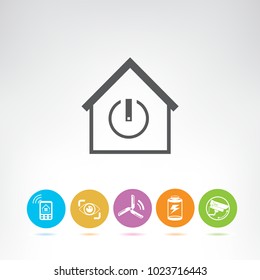 smart home system icons