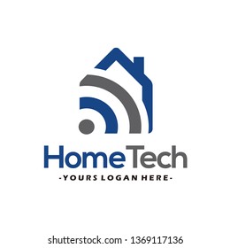Smart Home Tech Logo Vector