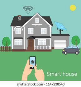 Smart home technology and automation system. Automation system with centralized control. 
