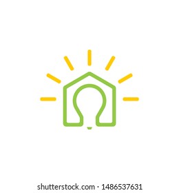 smart home technology designs logo
