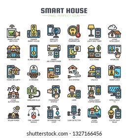 Smart Home , Thin Line and Pixel Perfect Icons