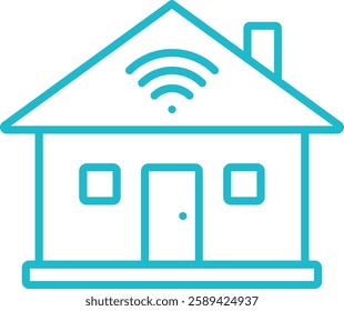 Smart Home vector icon. Can be used for printing, mobile and web applications.