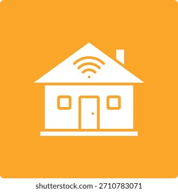 Ícone de vetor do Smart Home. Pode ser usado para impressão, aplicativos móveis e da Web.