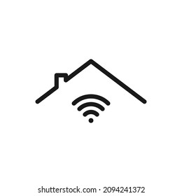 Smart Home vector icon illustration. Smart home symbol icon. Premium quality.