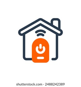 Smart Home Vector Icon Illustration