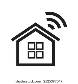 Smart Home vector icon illustration. Smart home symbol icon. Premium quality.