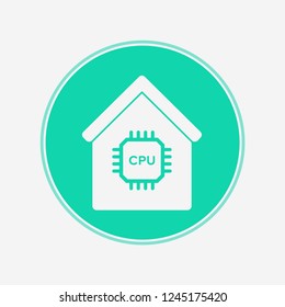 Smart home vector icon sign symbol