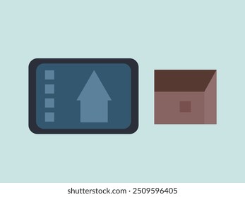 smart home vector illustration flat design