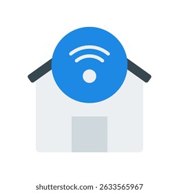 Vector Smart Homes para viviendas conectadas y sistemas automatizados. Casa con el icono de la tecnología, concepto del control del IoT, diseño futuro del estilo de vida