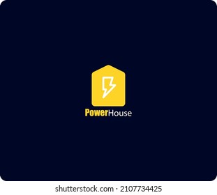 Smart home-themed logo. fully editable template