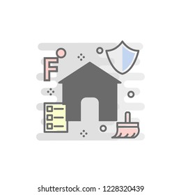 smart House colored icon. Element of colored smart technology icon for mobile concept and web apps. Color smart House icon can be used for web and mobile