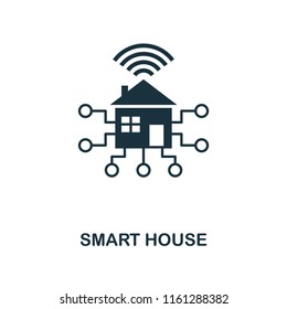 Smart House creative icon. Simple element illustration. Smart House concept symbol design from smart devices collection. Can be used for mobile and web design, apps, software, print.