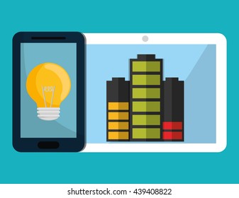 Smart House design. Technology icon. vector graphic