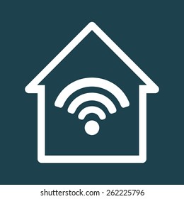smart house design, vector illustration eps10 graphic 