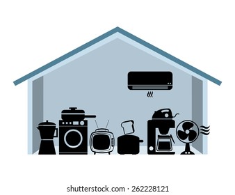 smart house design, vector illustration eps10 graphic 