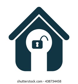 Smart House. Home and technology illustration,  isolated graphic