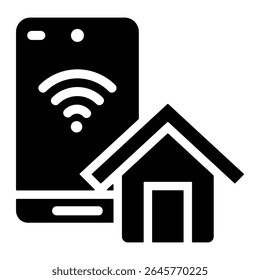 Elemento de ícone Smart House para design