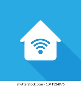 Smart House icon, stock vector, eps10.