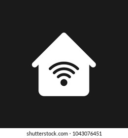 Smart House icon, stock vector, eps10.