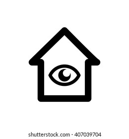 Smart House Icon Transparent Element Design | jpg, path, web app, art, ai, eps | white background